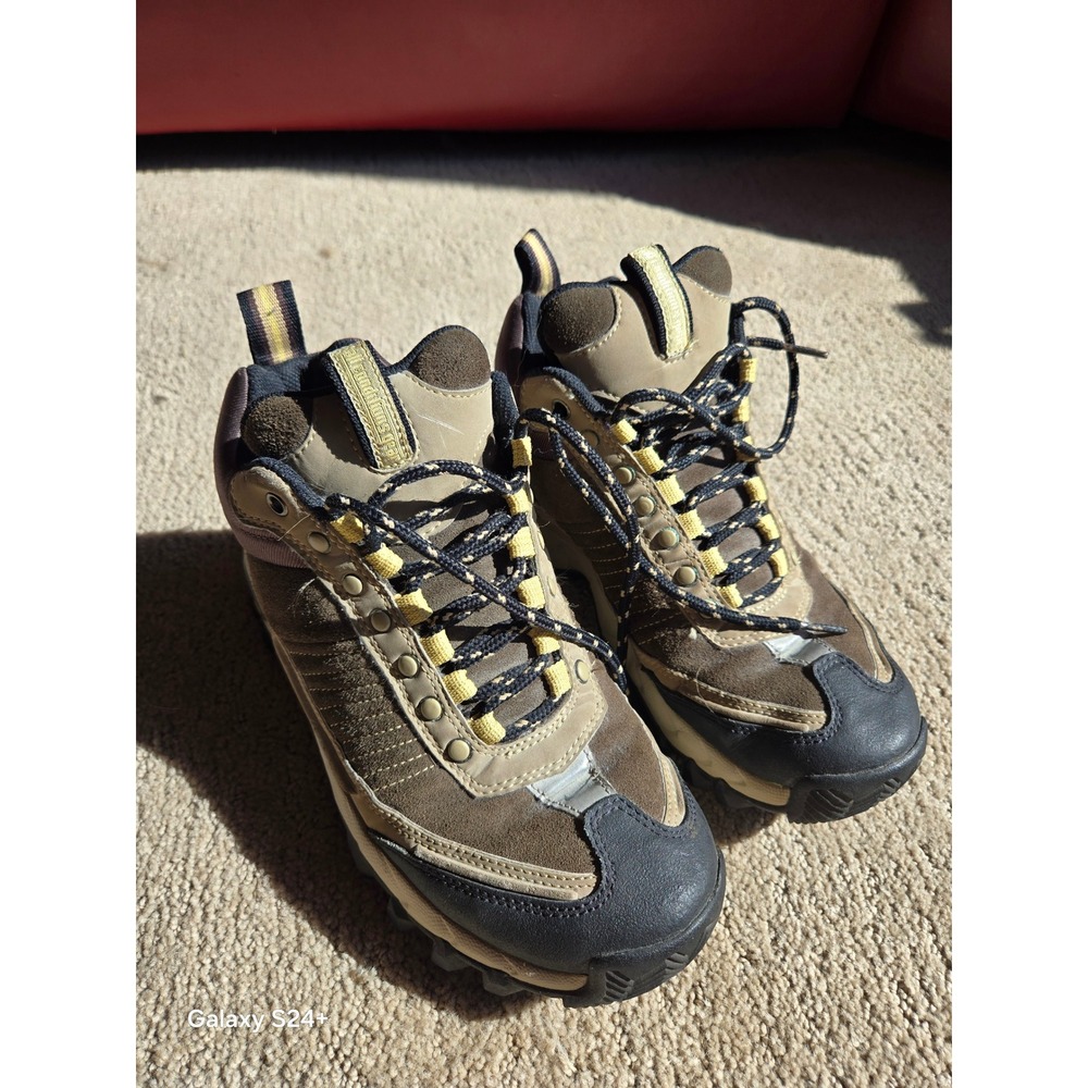 Nike ACG Air Hiking Boots Brown Tan Waterproof Leather vintage Gear Women
